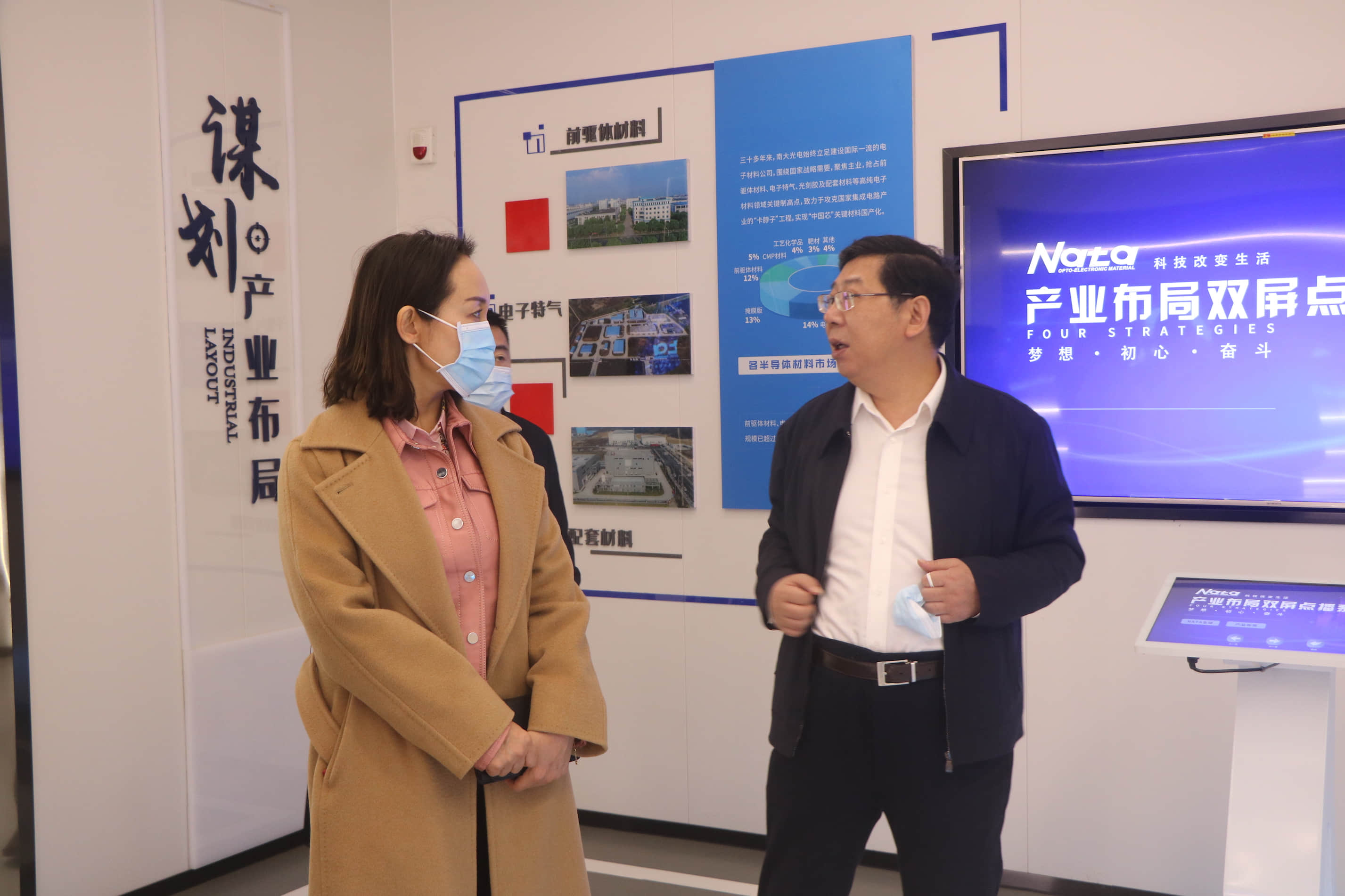  內蒙古烏蘭察布市委副書記、市長奇飛云調研南大光電(圖6)